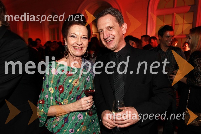 Elza Budau, pevka in Igor Savič, Poslovni mediji d.o.o.Viktorji 2010, zaključna zabava