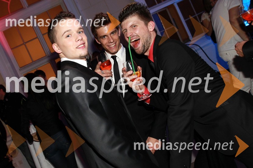 ... in Anže Zalar, plesalca ter Tomaž Mihelič - Marlenna, novinarViktorji 2010, zaključna zabava