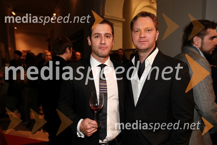 Peter Poles, tv voditelj in Jurij Zrnec, igralecViktorji 2010, zaključna zabava