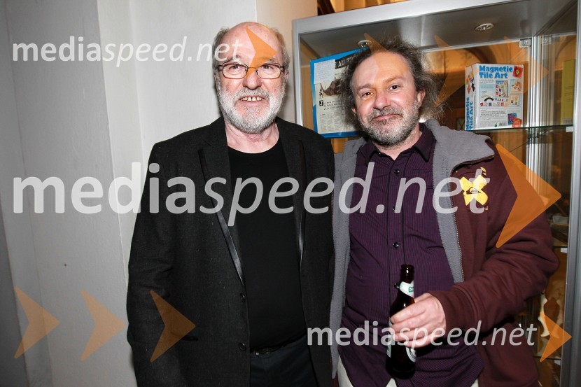 Janez Hočevar-Rifle, igralec in Miha Hočevar, režiserViktorji 2010, zaključna zabava