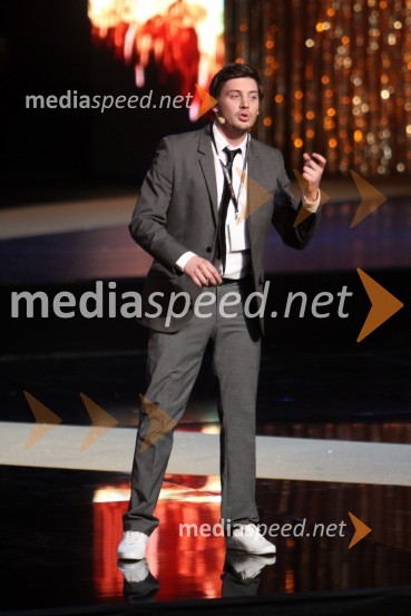 Tim Vodopivec, standup komikViktorji 2010, dogajanje v dvorani