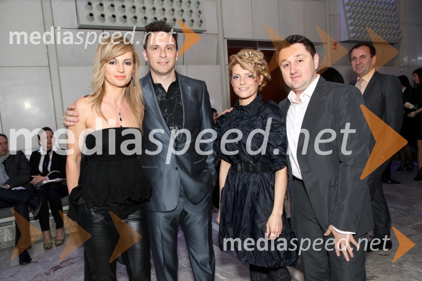 Lidija Šestak Zorič, predsednica društva Sonček in njen mož Peter Zorič, Probanka, … in …Viktorji 2010, zaključna zabava