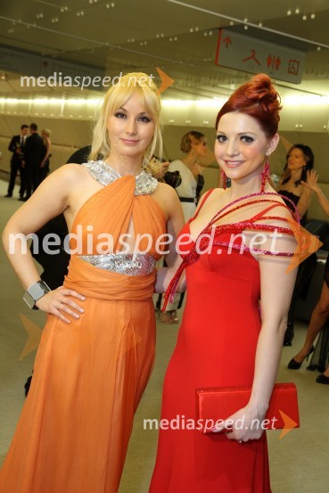 Saša Lendero in Tanja Žagar, pevkiViktorji 2010, zaključna zabava