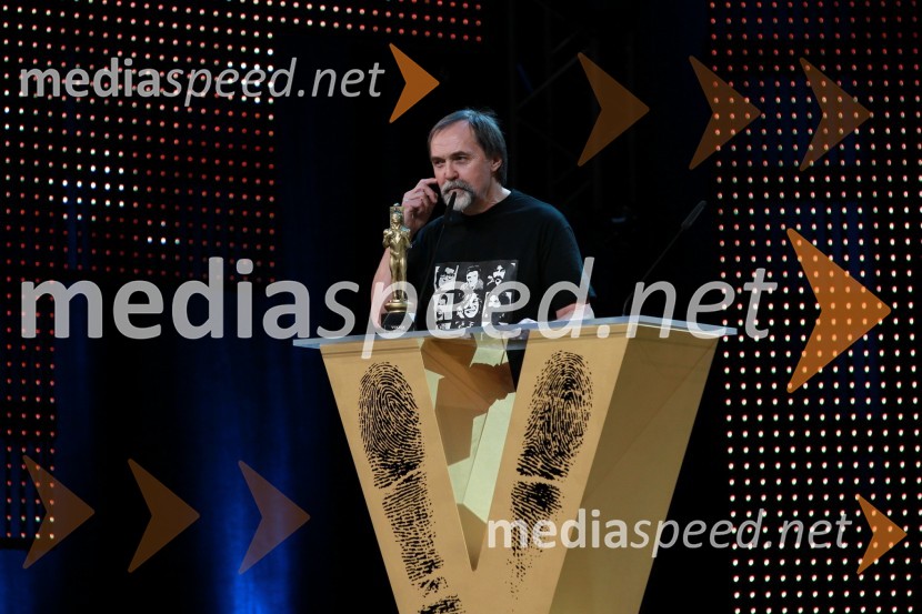 Dragan Bulič, glasbeni urednik na Valu 202Viktorji 2010, dogajanje v dvorani