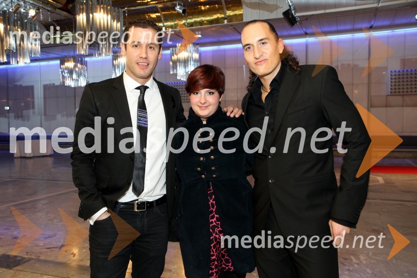 Peter Poles, tv voditelj, ... in Vid Valič, tv voditelj in stand up komikViktorji 2010, zaključna zabava