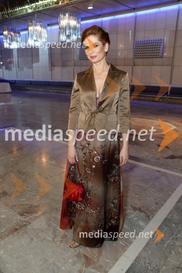 Eva Longyka Marušič, voditeljicaViktorji 2010, zaključna zabava