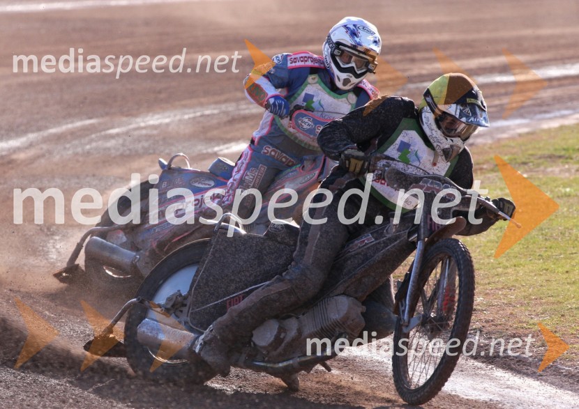 Nejc Malešič (Slovenija) in Matija Duh (Slovenija)Speedway, pokalno prvenstvo ekip Slovenija:Češka