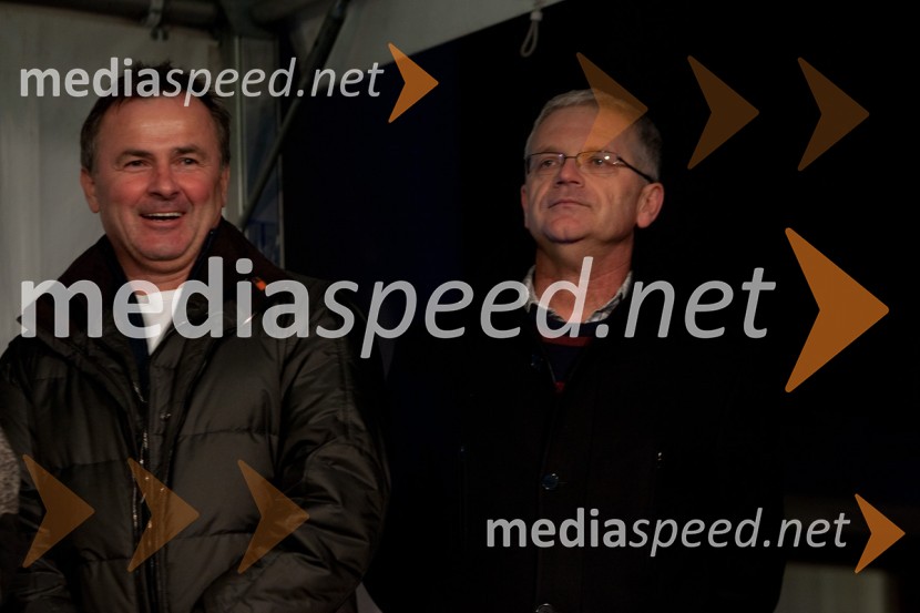 Primož Ulaga, direktor trženja na Smučarski zvezi Slovenije in Primož Zupančič, župan občine Dol pri LjubljaniPetra Majdič se je poslovila od športne kariere