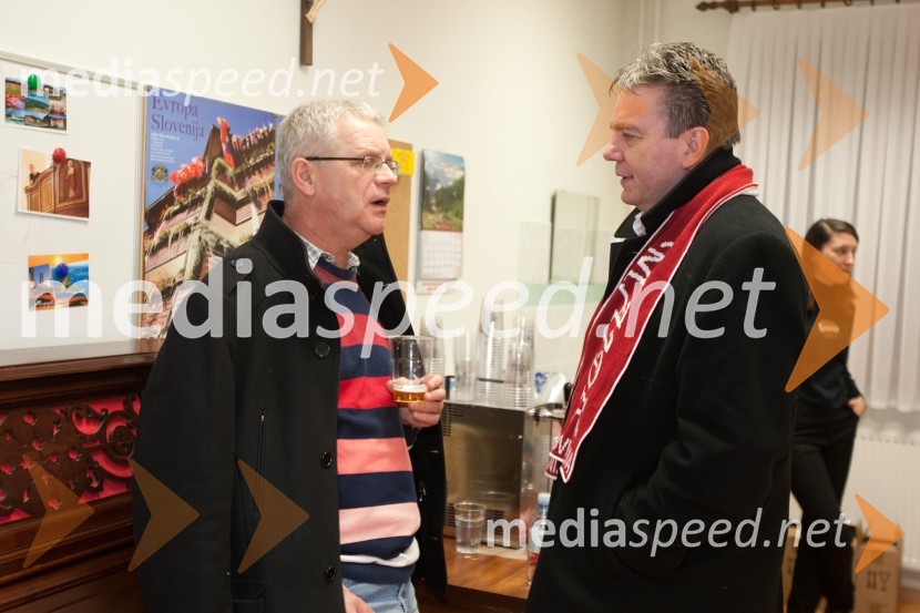 Primož Zupančič, župan občine Dol pri Ljubljani in Ivan Hudnik, glasbenikPetra Majdič se je poslovila od športne kariere