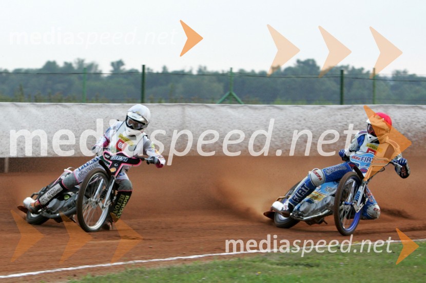 Jernej Kolenko, Matej Žagar (oba Slovenija)SPEEDWAY, EP parov finale, Lendava