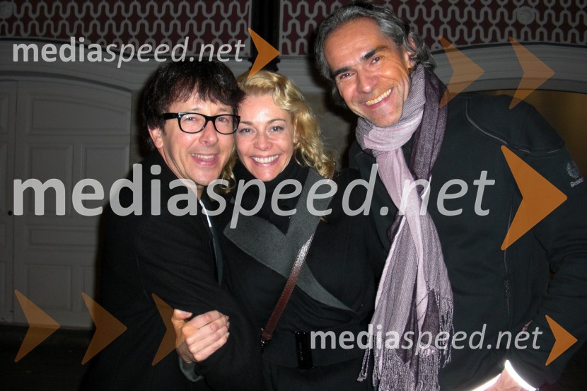 Aljoša Rebolj, fotograf, Belén Rueda, igralka in ...Premiera predstave Somrak bogov režiserja Tomaža Pandurja