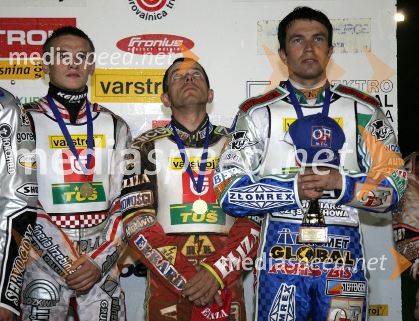 Poljski spidvejisti: Marcin Rempala, Wieslaw Jaguš, Sebastian UlamekSPEEDWAY, EP parov finale, Lendava