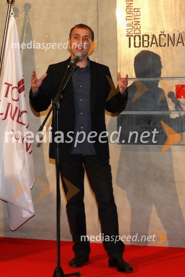 Blaž Peršin, direktor Mestnega muzeja LjubljanaOdprtje Tobačnega muzeja