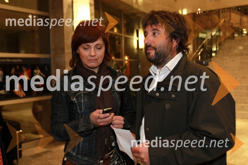 Simona in Aleks Klinec, vinarstvo KlinecDekameron, premiera v SNG Nova Gorica