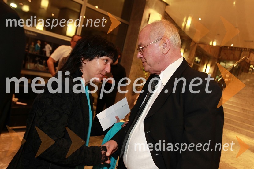 Tatjana Gregorič, novinarka Radia Koper in Bine Matoh, igralecDekameron, premiera v SNG Nova Gorica