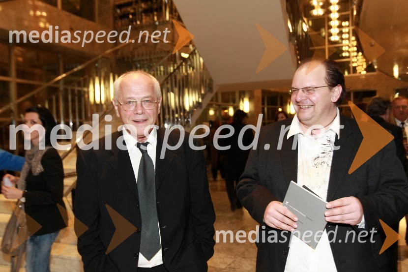 Bine Matoh, igralec in Primož Troha, novinarDekameron, premiera v SNG Nova Gorica