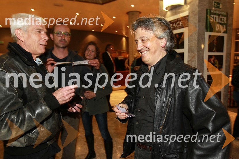 Ivo Barišič, igralec in Iztok Mlakar, igralec
Dekameron, premiera v SNG Nova Gorica