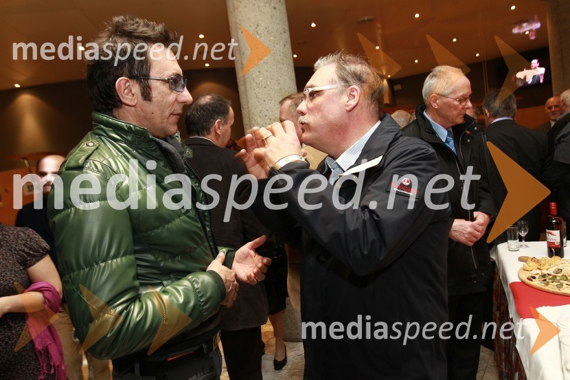 Branko Djurić-Đuro, igralec, režiser, glasbenik in Boris Kobal, igralecDekameron, premiera v SNG Nova Gorica