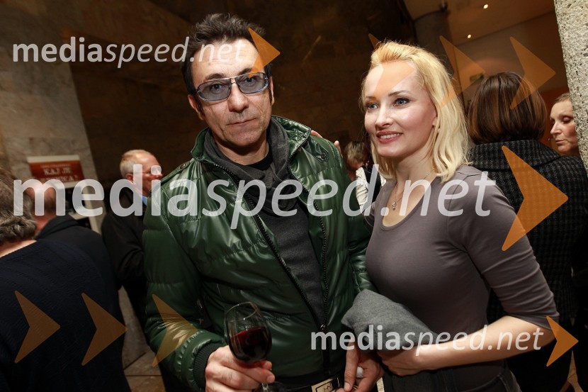 Branko Djurić-Đuro, igralec, režiser, glasbenik in Tanja Ribič, igralkaDekameron, premiera v SNG Nova Gorica