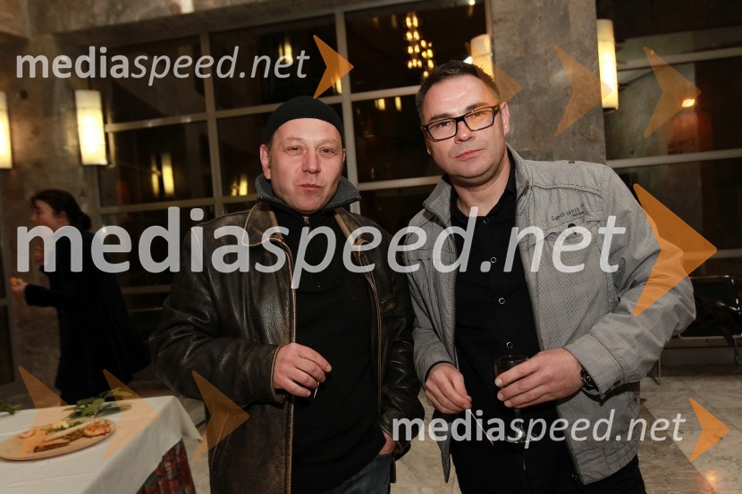 Milko Lazar, skladatelj in Matjaž Drevenšek, saksofonistDekameron, premiera v SNG Nova Gorica