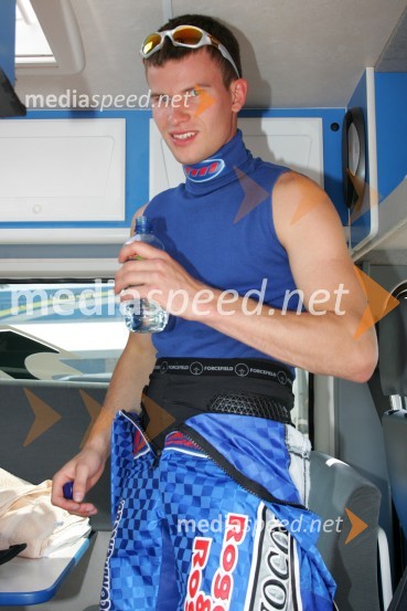 Matej Žagar (Slovenija)SPEEDWAY GRAND PRIX, VN Skandinavije 2006, trening