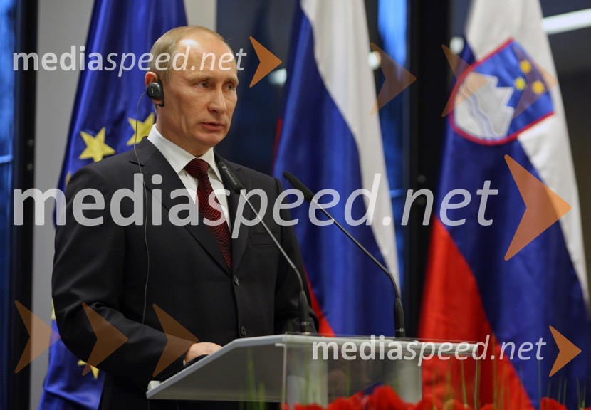 Vladimir Putin, ruski premierVladimir Putin na obisku v Sloveniji