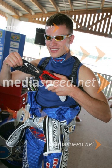Matej Žagar, spidvejistSPEEDWAY GRAND PRIX, VN Skandinavije 2006, trening