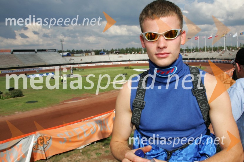 Matej Žagar, spidvejistSPEEDWAY GRAND PRIX, VN Skandinavije 2006, trening