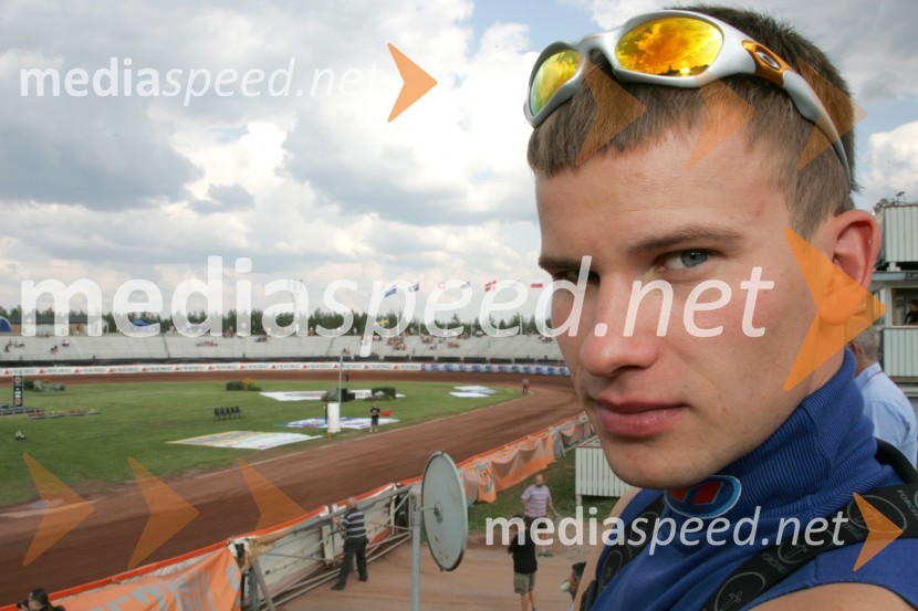 Matej Žagar, spidvejistSPEEDWAY GRAND PRIX, VN Skandinavije 2006, trening