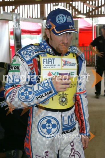 Jason Crump (Avstralija)SPEEDWAY GRAND PRIX, VN Skandinavije 2006, trening