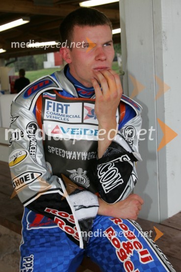 Matej Žagar, spidvejistSPEEDWAY GRAND PRIX, VN Skandinavije 2006, trening