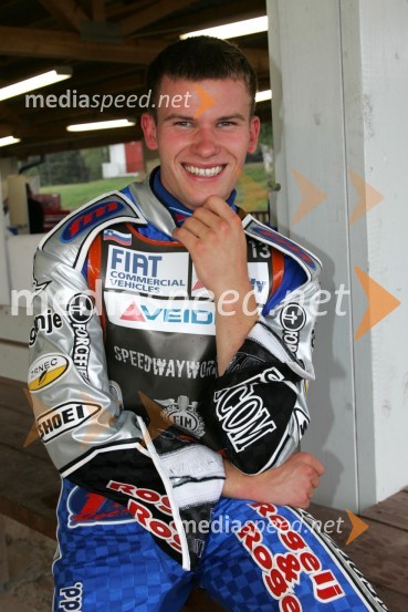 Matej Žagar, spidvejistSPEEDWAY GRAND PRIX, VN Skandinavije 2006, trening