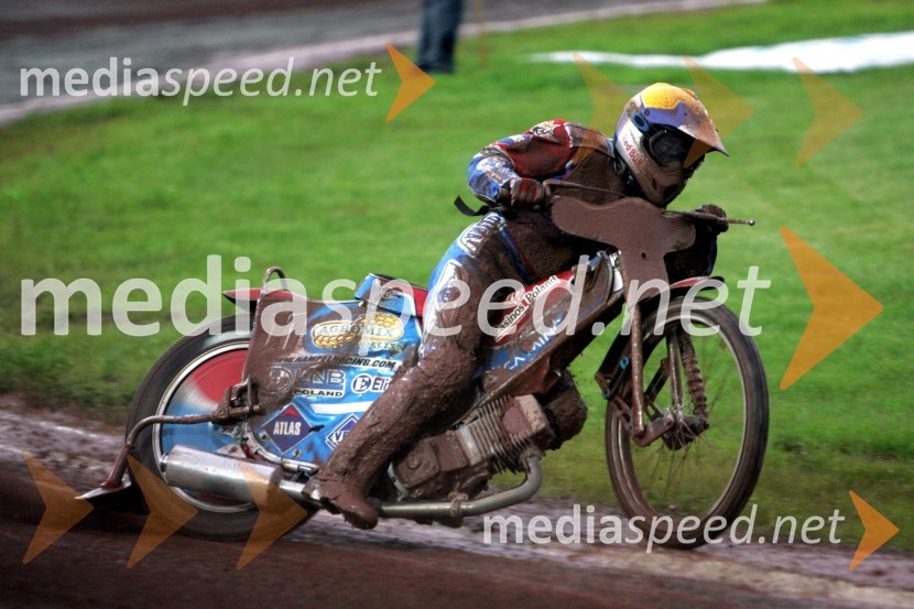 Jaroslaw Hampel (Poljska)SPEEDWAY GRAND PRIX, VN Skandinavije 2006, trening