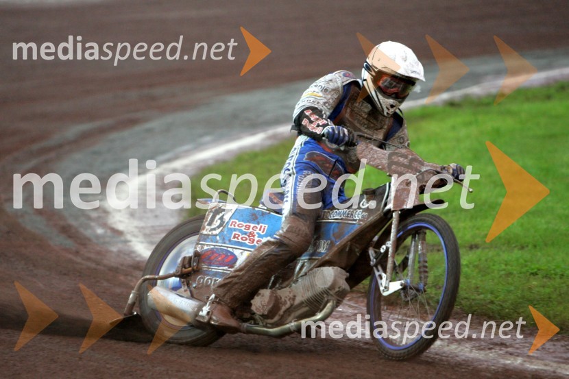 Matej Žagar (Slovenija)SPEEDWAY GRAND PRIX, VN Skandinavije 2006, trening