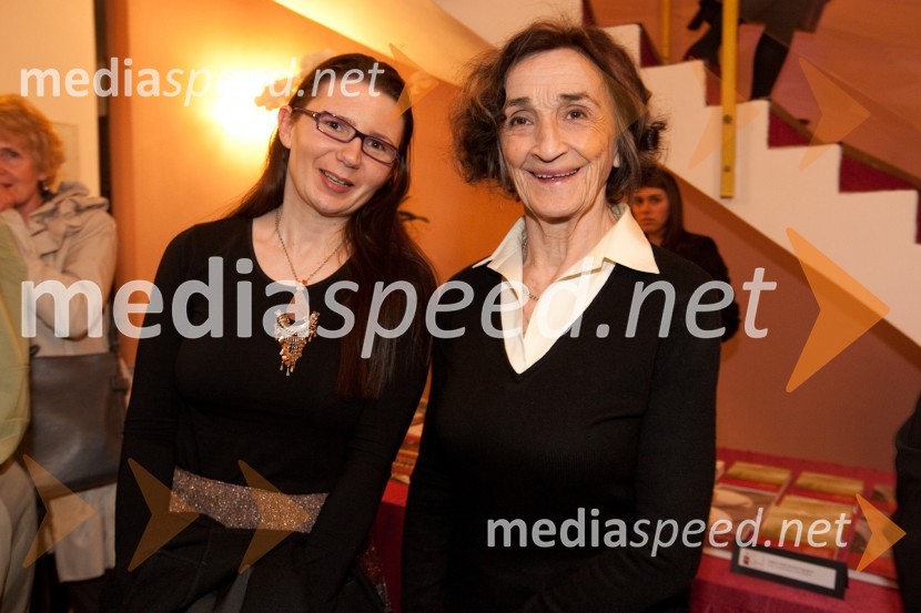 Amelia Kraigher, umetnostna kritičarka in Ivanka Mežan, igralka41. Teden slovenske drame v Prešernovem gledališču Kranj, zaključek in podelitev nagrad