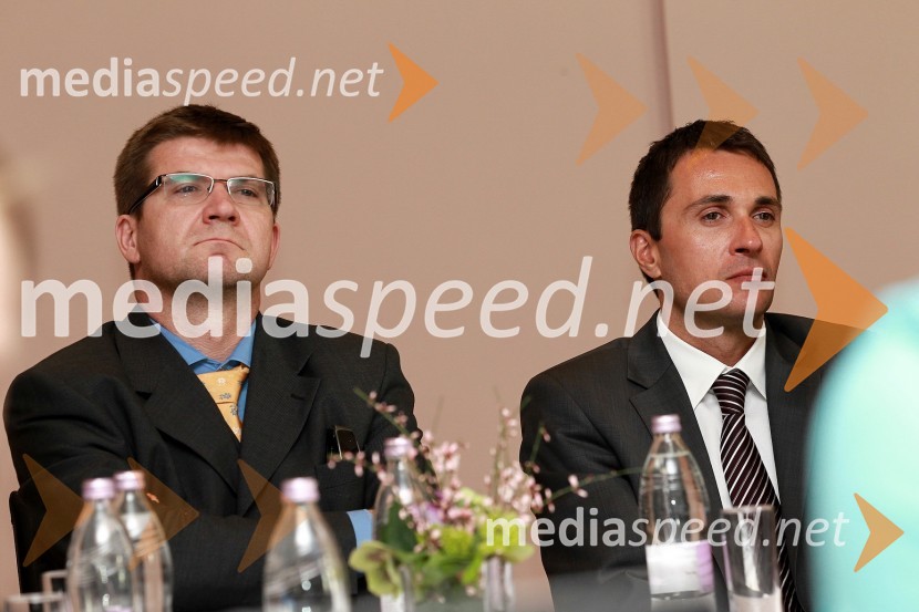 Dejan Turk, predsednik uprave Simobil d.d. in Gregor Jamnik, generalni direktor Hotel SlonAmCham Investicijska konferenca U.S.-Slovenia business bridge: U.S. Investors day