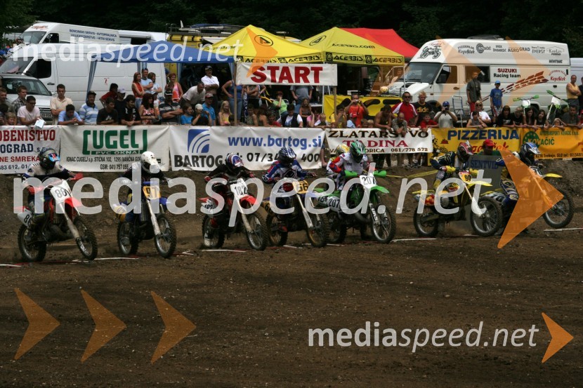 Štart v razredu veteraniMOTOKROS, 5. dirka za DP, Šentvid pri Stični