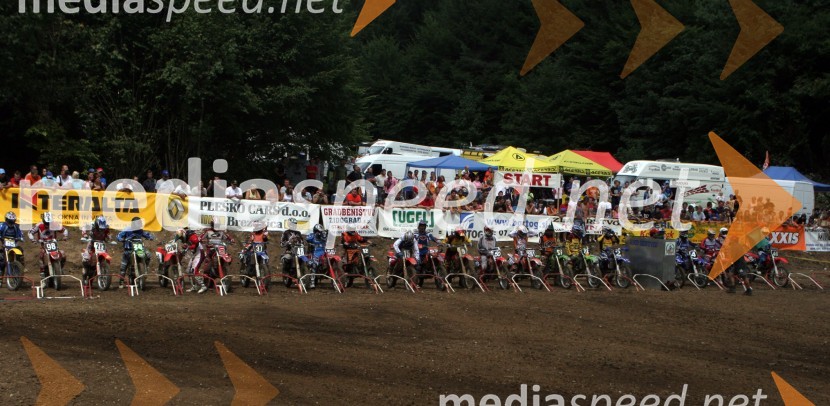 Štart v razredu do 125 ccmMOTOKROS, 5. dirka za DP, Šentvid pri Stični