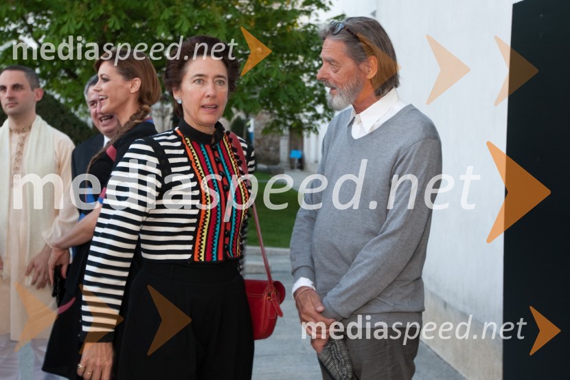 Anunciada Fernandez de Cordova, veleposlanica Španije v Sloveniji in Uwe Laysiepen, vizualni umetnikGuest star 2010