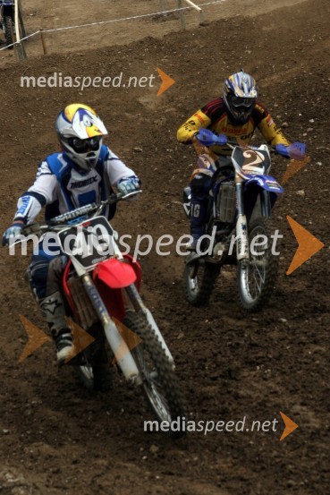 Rok Bekanovič (Rolum RT) in Klemen Gerčar (AMD Sitar Dunlop)MOTOKROS, 5. dirka za DP, Šentvid pri Stični