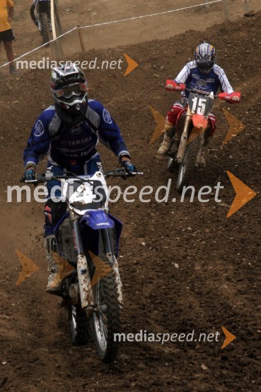 Jure Fortuna (MK Bartog Fortuna) in Aleksander Žafran (AMD Feroda)MOTOKROS, 5. dirka za DP, Šentvid pri Stični