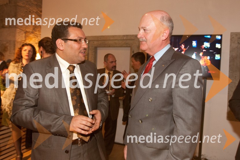 Bahaa Eldin Abdallah, CFO of Iskraemeco in Klemens Nowotny, predsednik uprave Raiffeisen Banke d.d.Guest star 2010