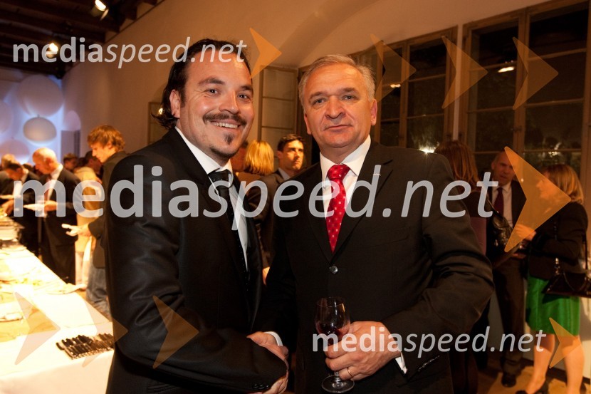 Primož Marinšek, vodja prodaje BMW pri A-Cosmos in Nedeljko DabičGuest star 2010