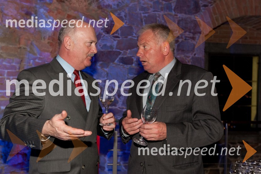 Klemens Nowotny, predsednik uprave Raiffeisen Banke d.d. Srečko Trglec, urednik Radia SIGuest star 2010