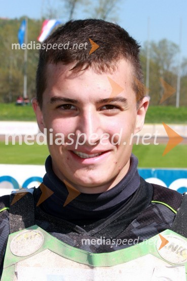 Žiga Radkovič (AMD Krško)Speedway, državno prvenstvo mladincev Slovenije, Hrvaške in Madžarske, 2. dirka