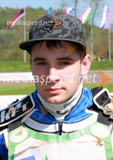 Roland Benkö (Gyula, Madžarska)Speedway, državno prvenstvo mladincev Slovenije, Hrvaške in Madžarske, 2. dirka