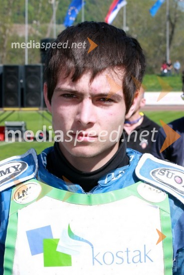 Jasmin Ilijaš (SK Unia Goričan)Speedway, državno prvenstvo mladincev Slovenije, Hrvaške in Madžarske, 2. dirka