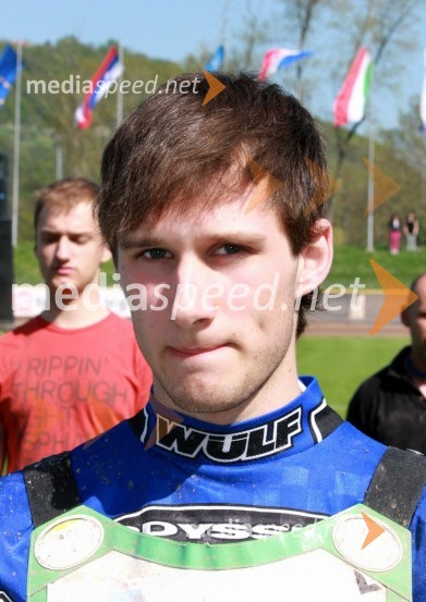 Patrik Nagy (Madžarska)Speedway, državno prvenstvo mladincev Slovenije, Hrvaške in Madžarske, 2. dirka