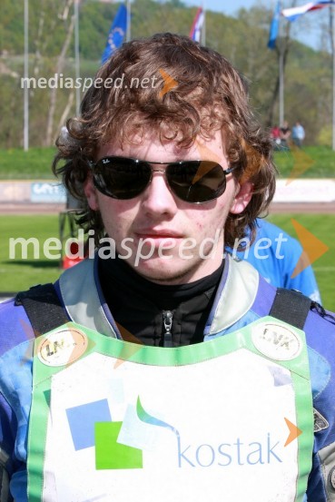 Dino Kovačič (SK Unia Goričan)Speedway, državno prvenstvo mladincev Slovenije, Hrvaške in Madžarske, 2. dirka