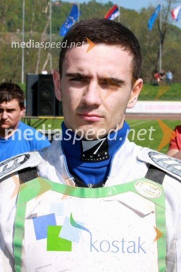 Jernej Pečnik (AMTK Ljubljana)Speedway, državno prvenstvo mladincev Slovenije, Hrvaške in Madžarske, 2. dirka